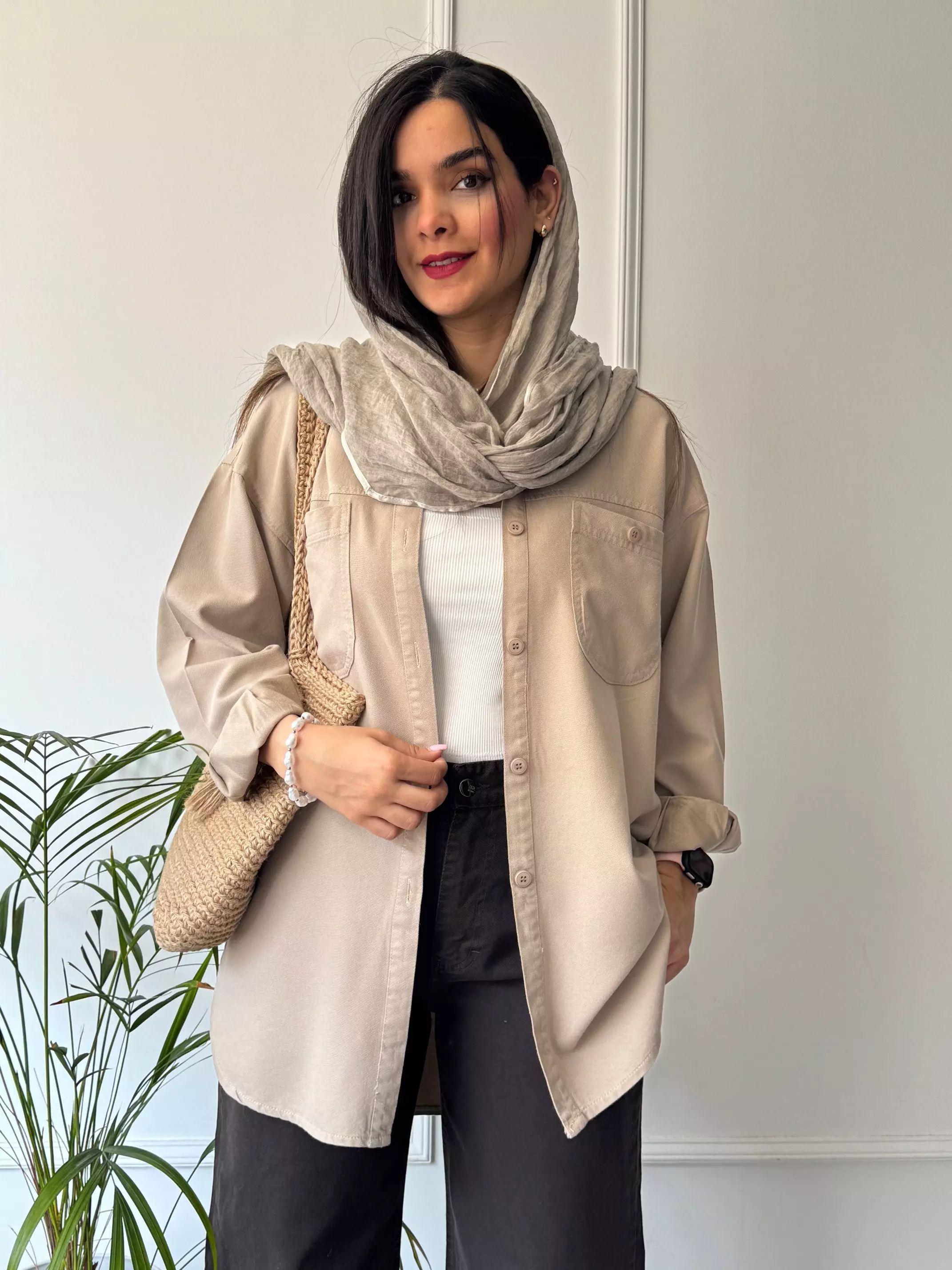 مانتو کتان فریال